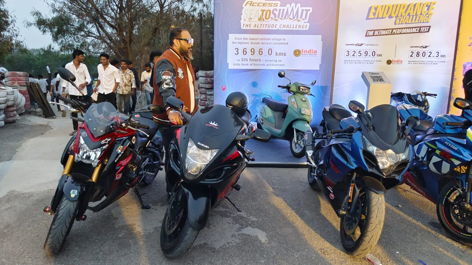 Suzuki Endurance Challenge showcasing high performance motorcycles at Genx9 Events